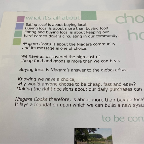 NIAGARA Cooks From Farm To Table By Lynn Ogryzlo Cookbook - Picture 8 of 11